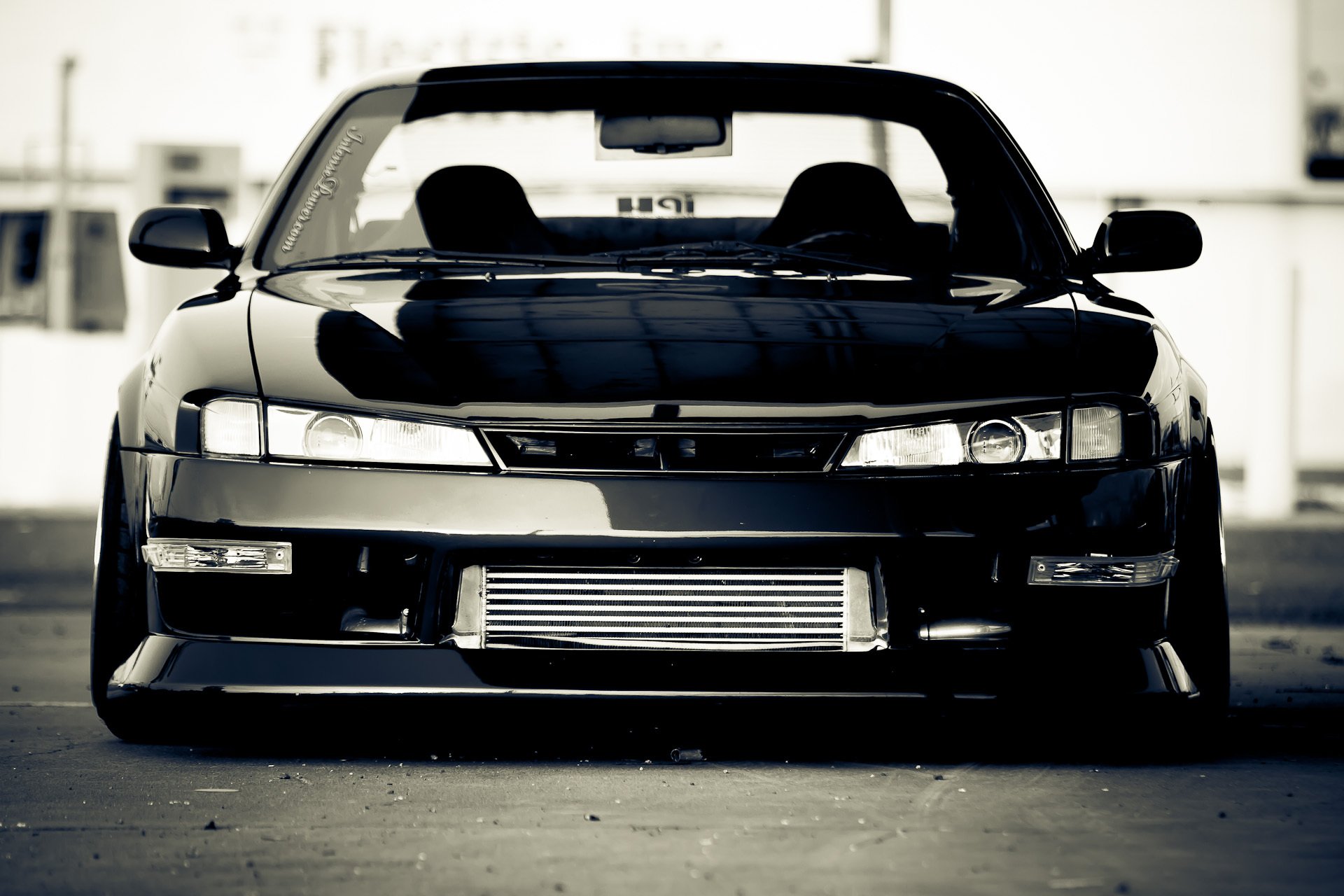 nissan silvia s14 black sylvie