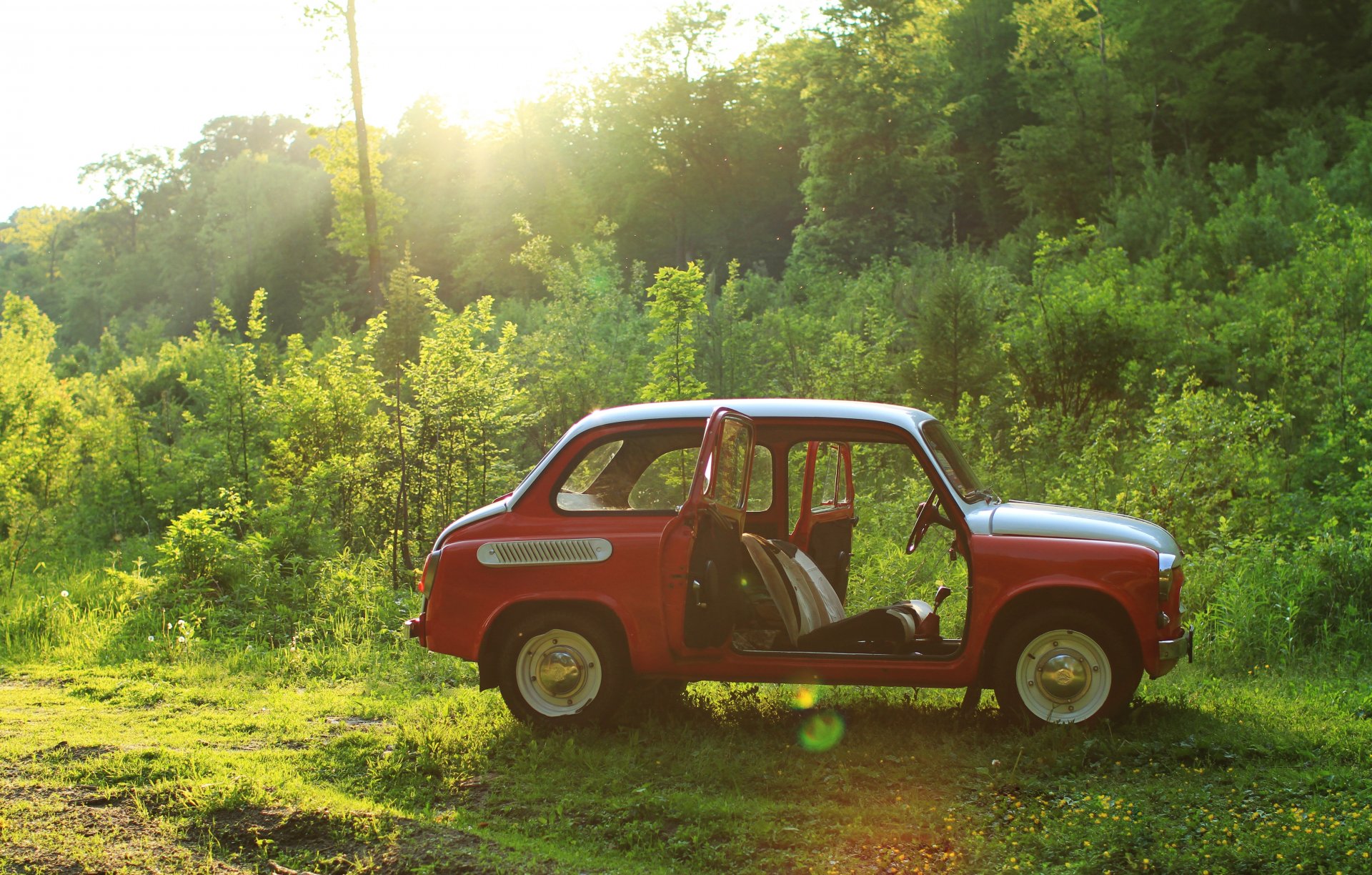 zaporożec zaz auto retro samochód zsrr samochody klasyka natura zaparcia tapety na pulpit