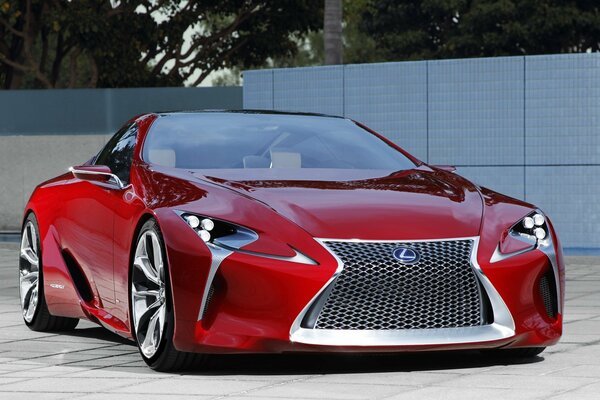 Lexus sport voiture rouge