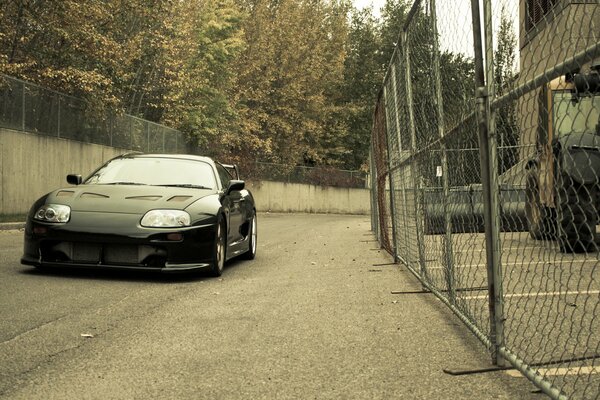 Coche japonés en el momento de la foto