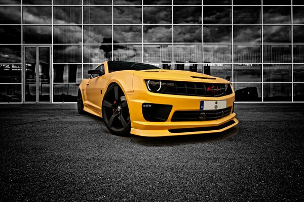 Leggendario giallo Chevrolet zanzara