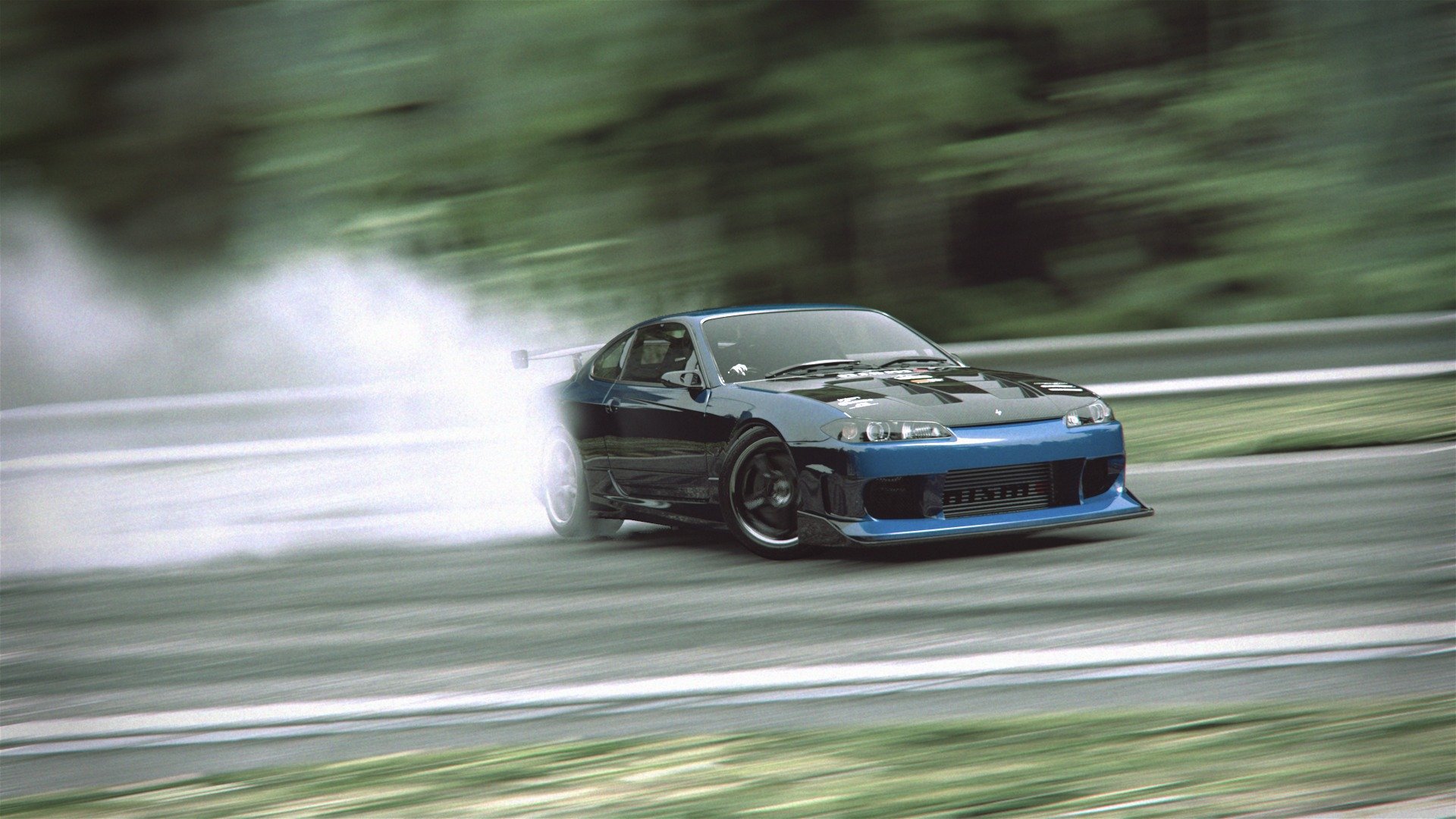 nissan silvia s15 tuning deriva deriva derrape humo