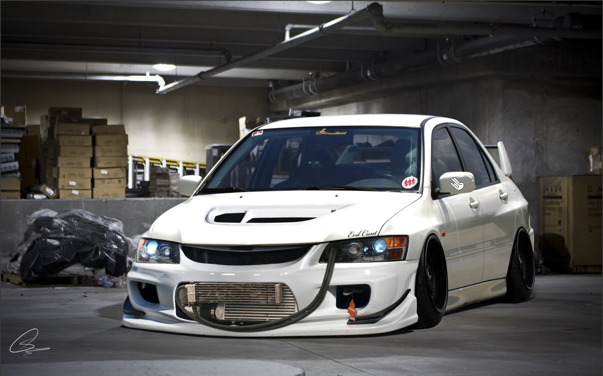 mitsubishi lancer evolution evil