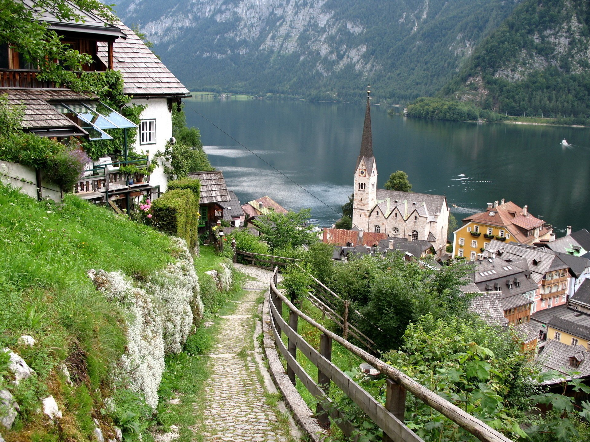 hallstatt austria autriche maisons