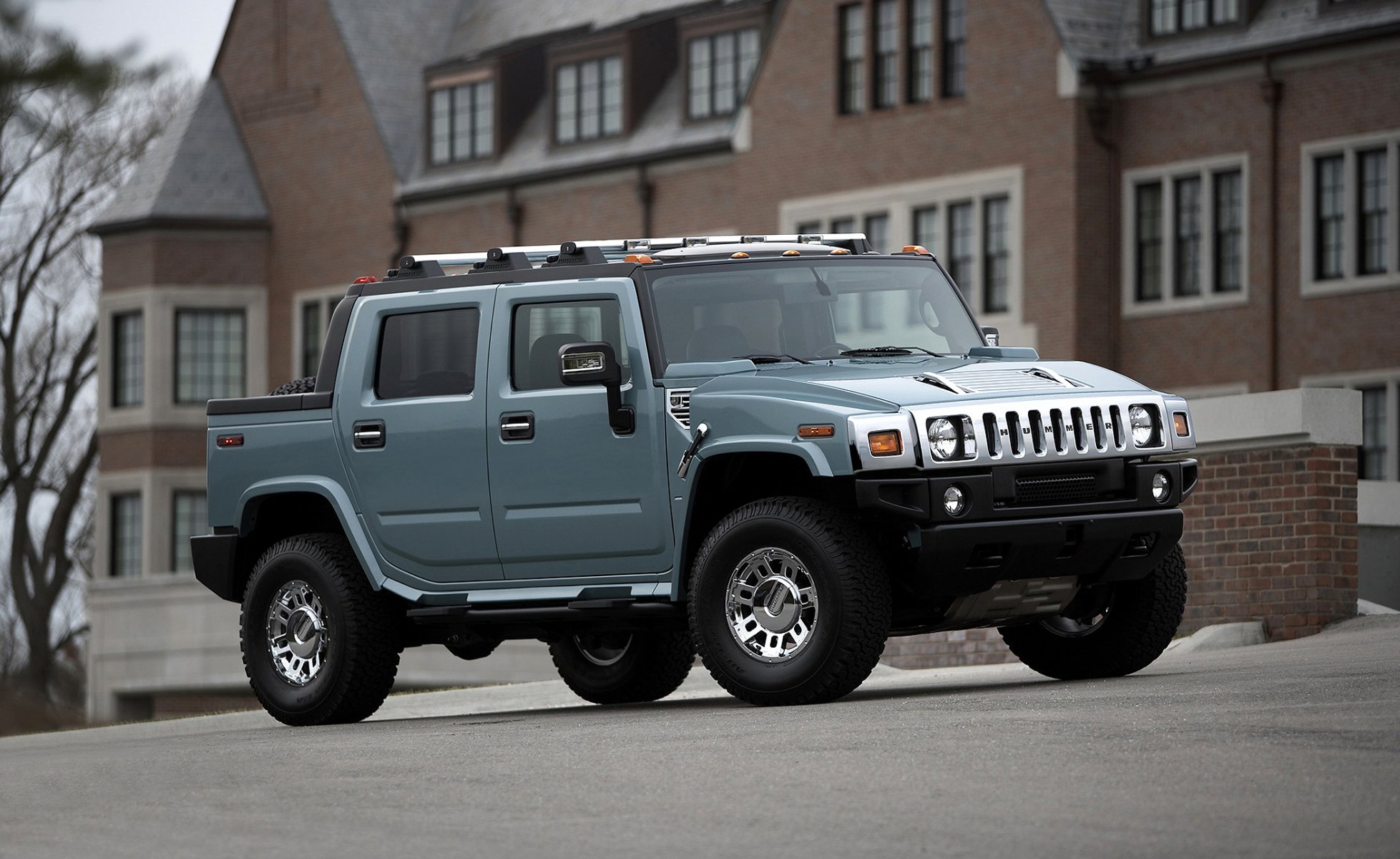 hummer h2 stadt straße