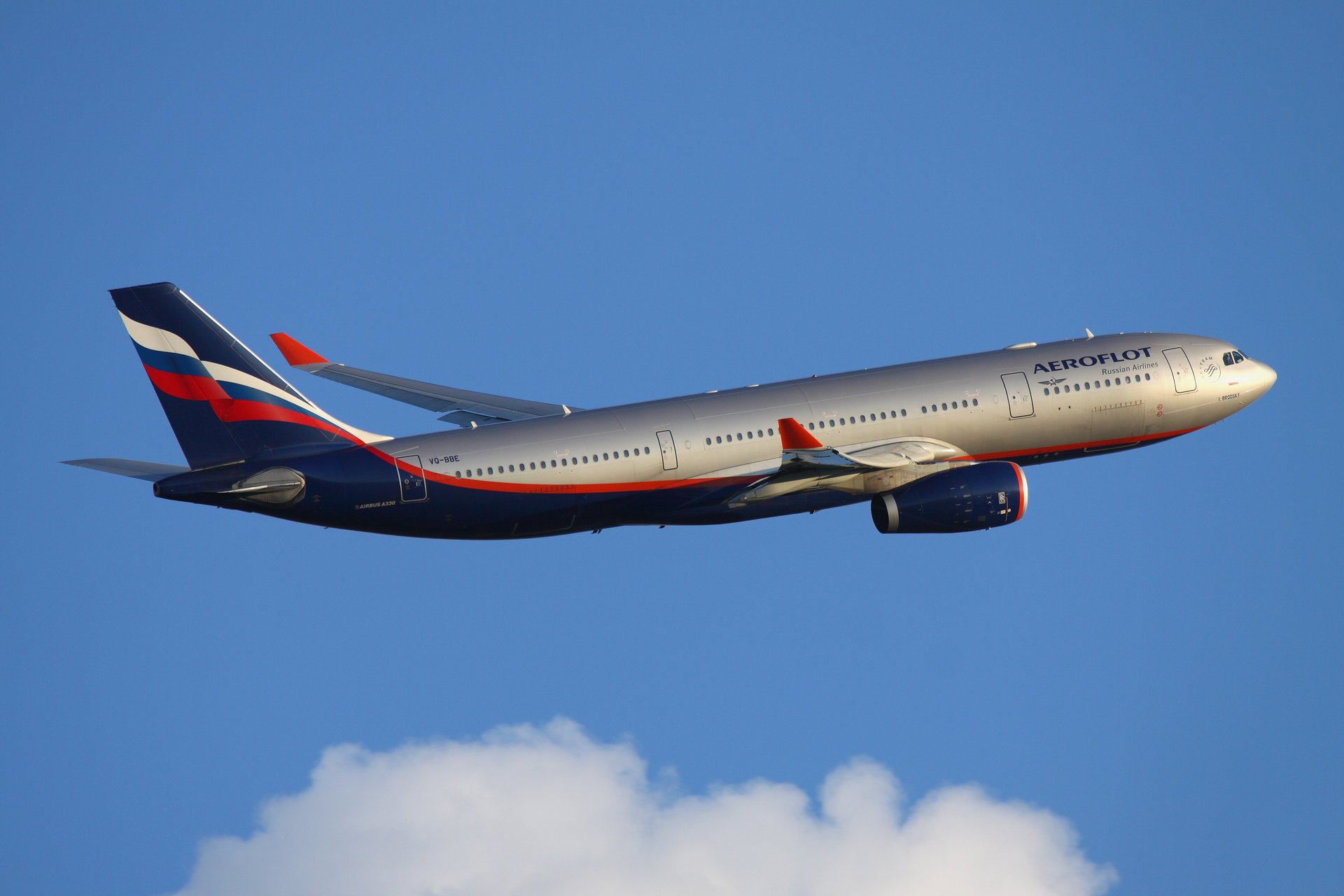 a330 aeroflot airbus carta da parati aviazione