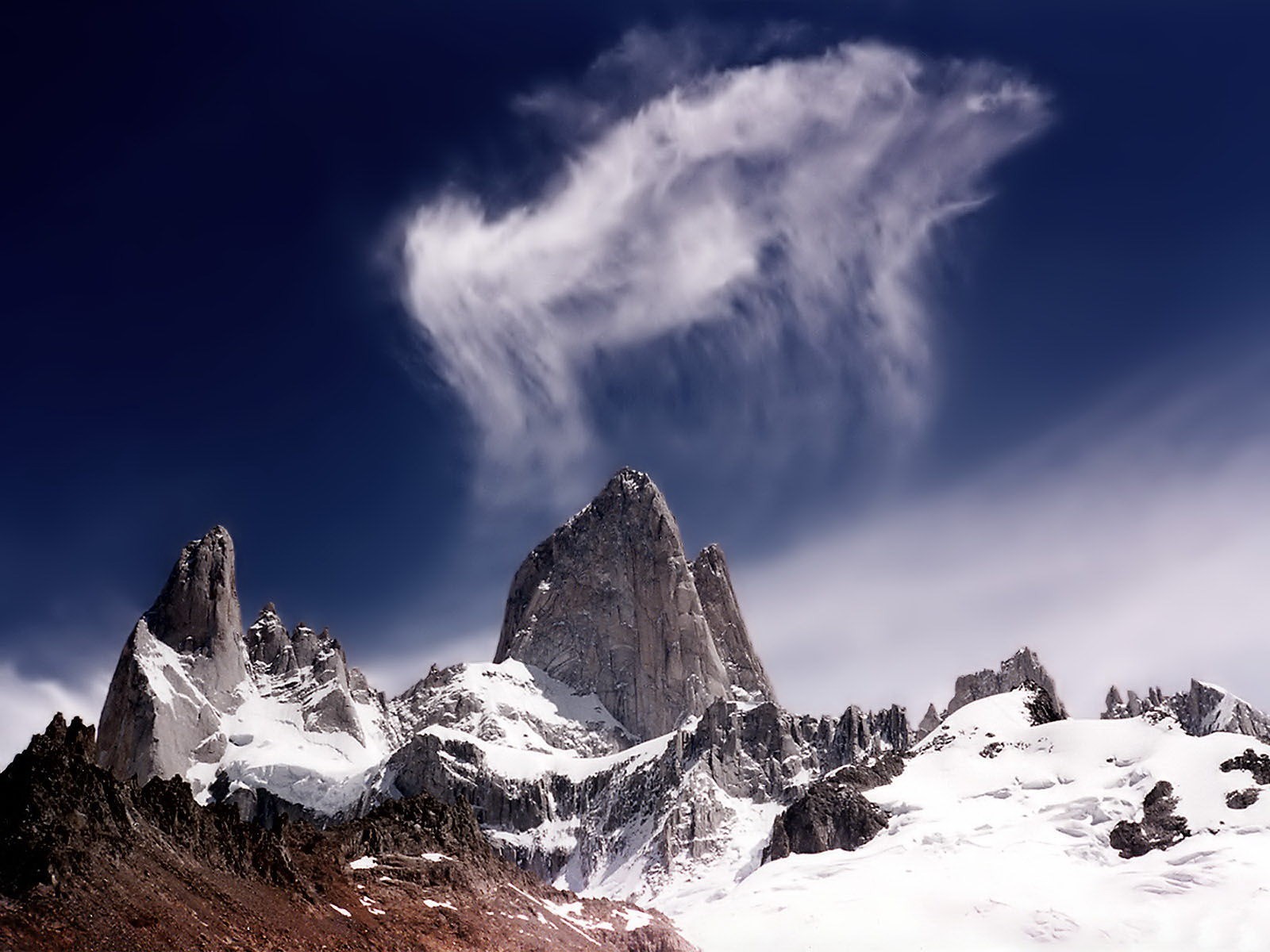 berge schnee wolke