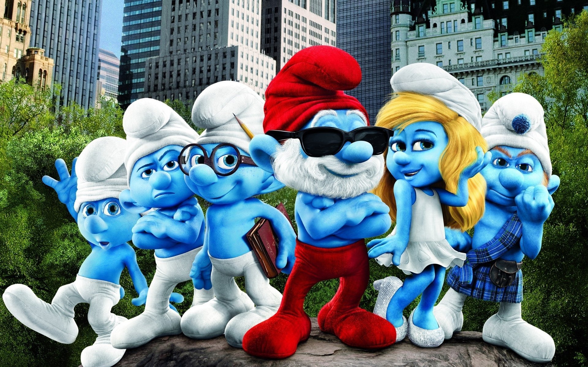 murfs stadt the movie zwerge schlümpfe new york city wolkenkratzer