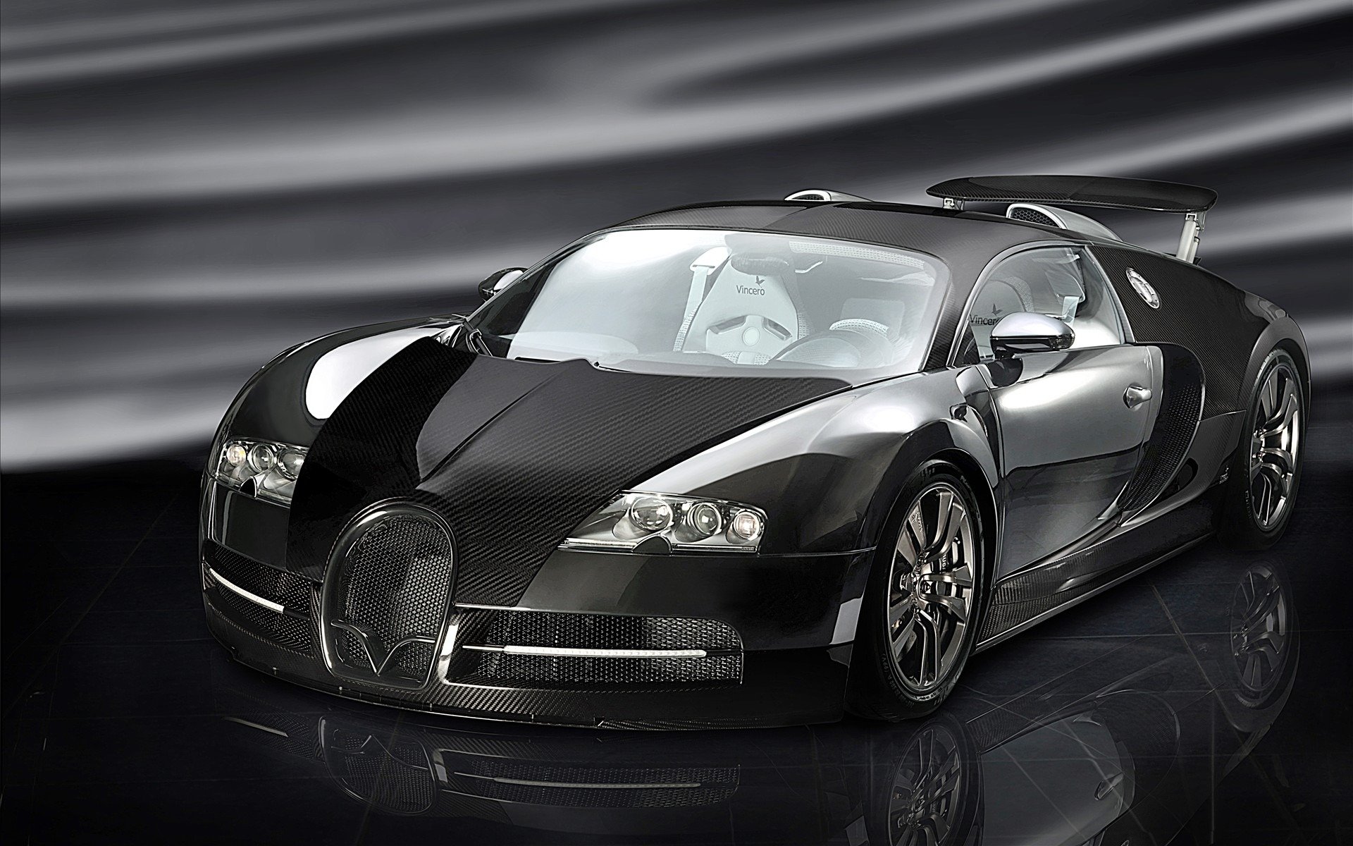 bugatti negro fondo