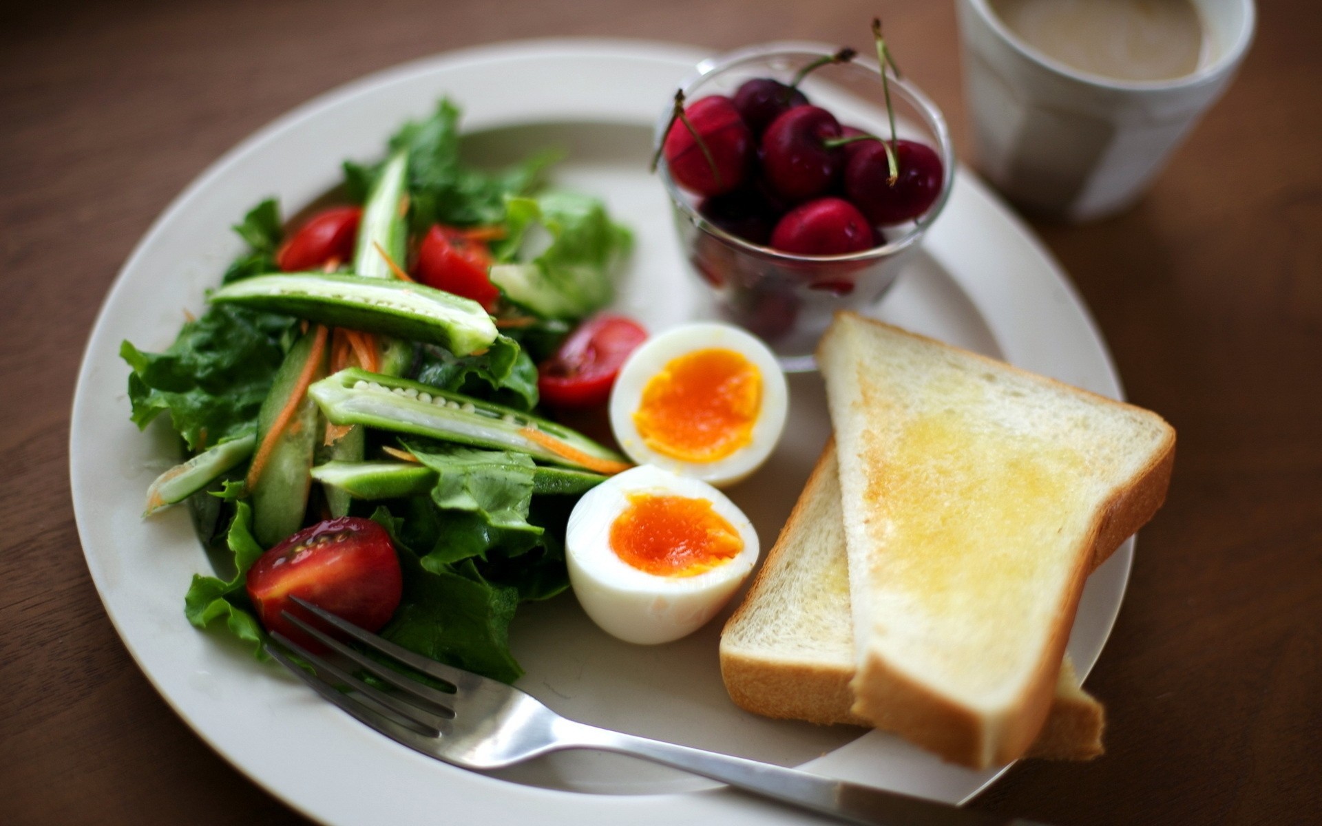 petit déjeuner fond nourriture