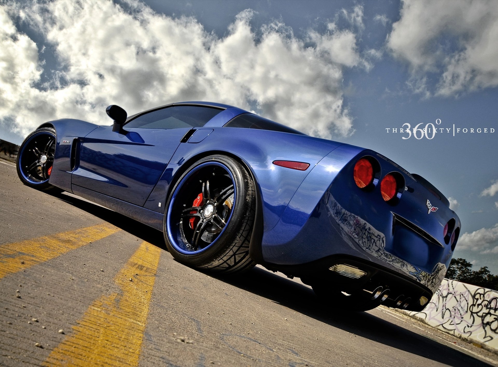 chevrolet corvette z06 blau 360 dreiundsechzig geschmiedet chevrolet