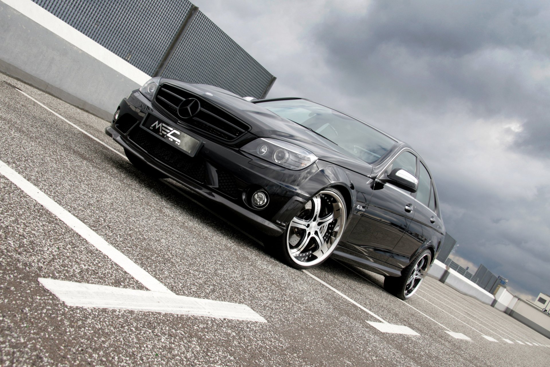 clase c c63 amg mec diseño nubes coches auto fondos de pantalla coches unidades aparcamiento negro