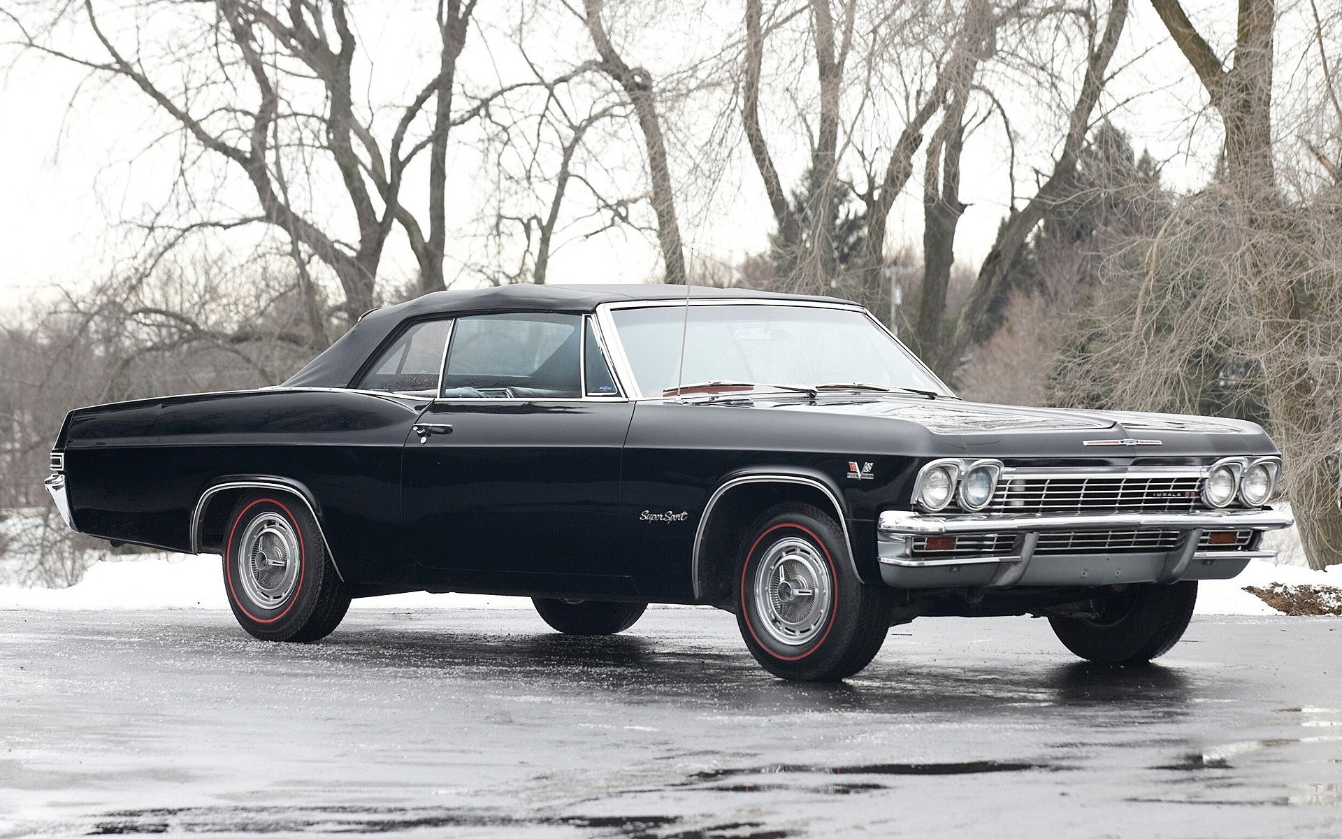 auto retro chevrolet impala ss cabrio 1965