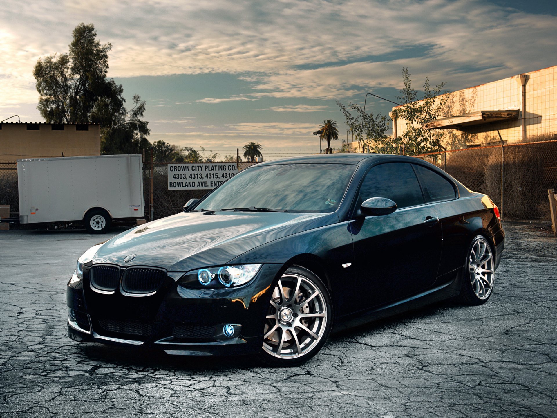 car bmw black