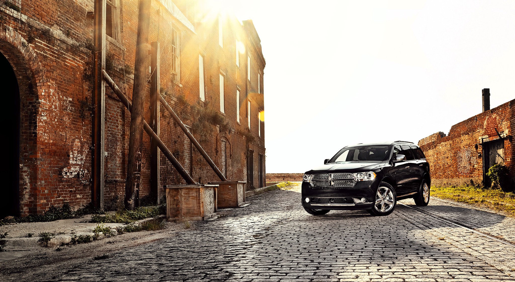 dodge durango coucher de soleil noir auto