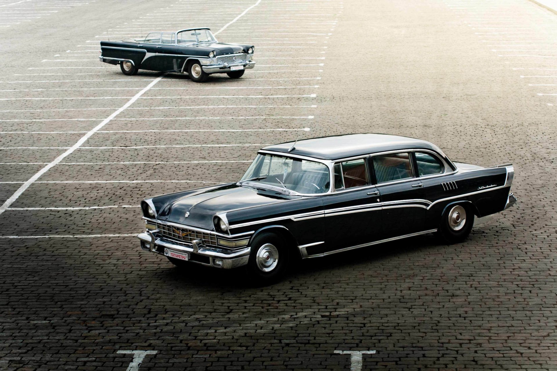 zil gas seagull car classic retro wallpaper