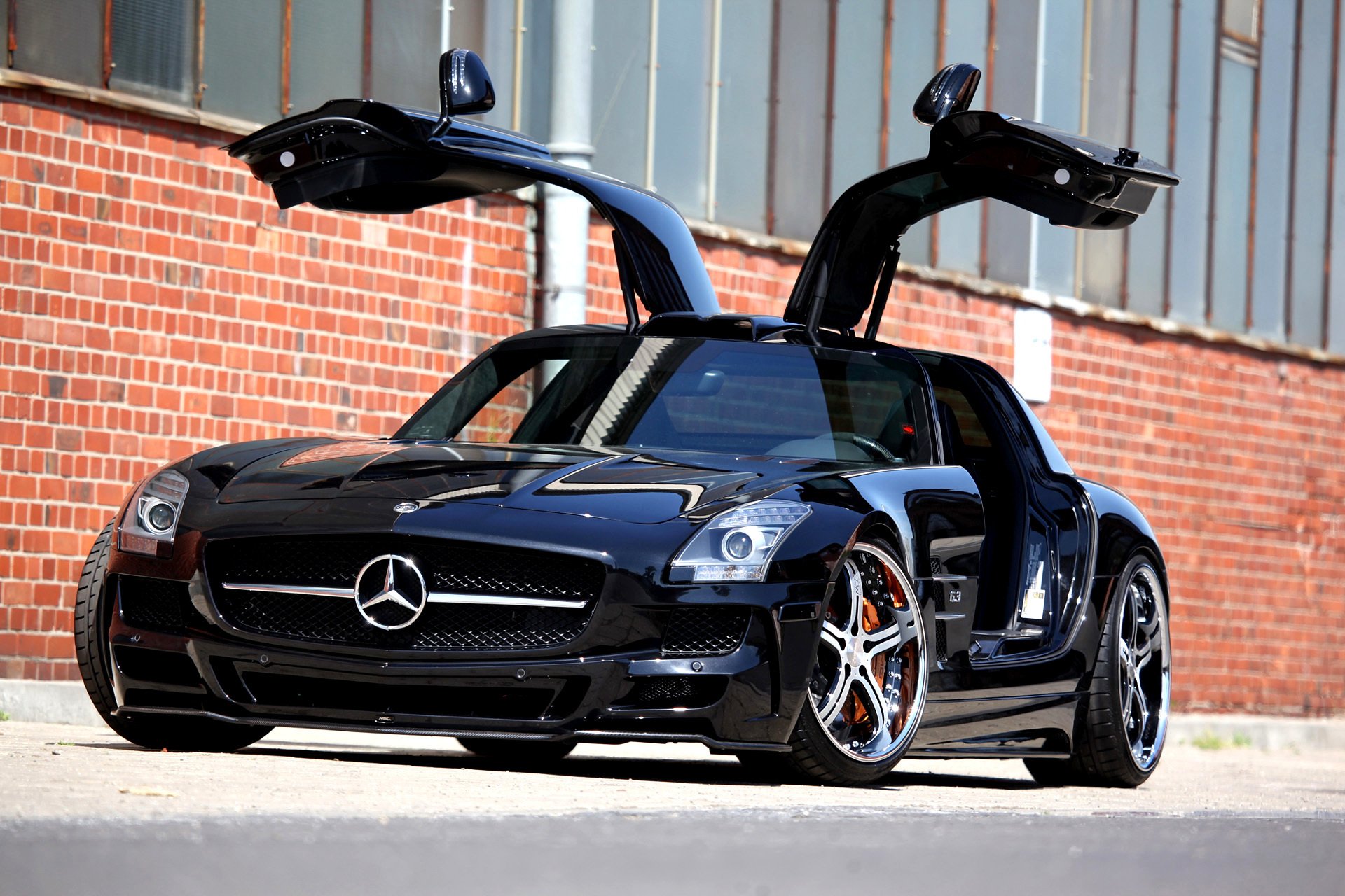 mercedes mercedes benz sls amg mec-design photo auto brouettes papier peint auto voitures