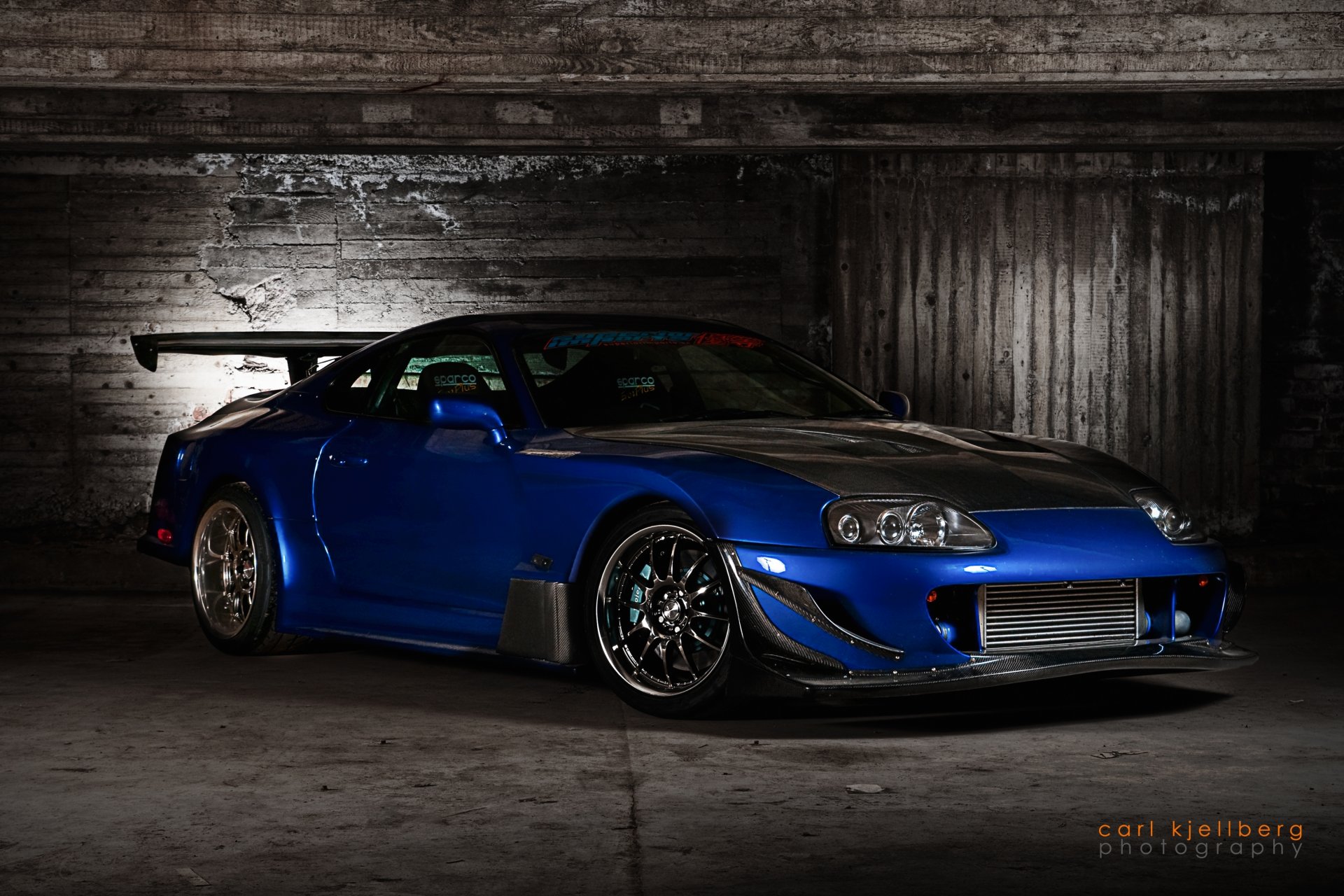 toyota supra toyota supra auto sportiva macchina eccellente messa a punto bel colore blu crepuscolo