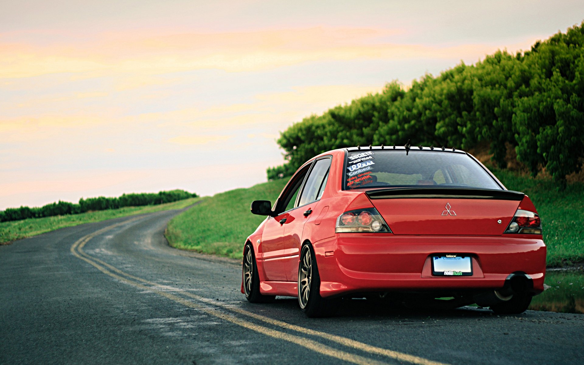 mitsubishi profesión lancer evolución evo tuning fondos de pantalla de automóviles coches coches