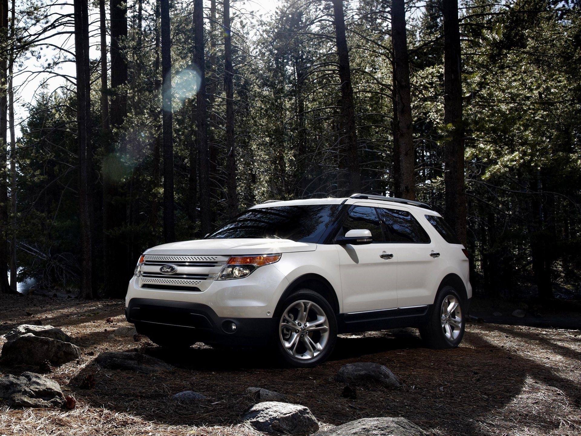 форд исследователь ford explorer серый внедорожник