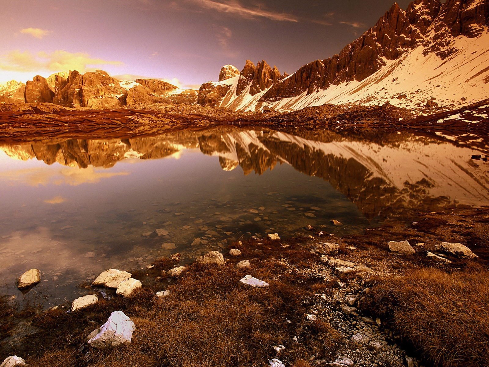 lac pierres roches