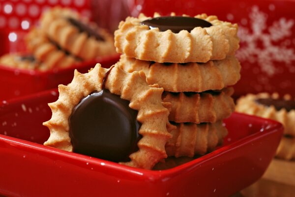 Galletas de chocolate con sabor a mantequilla