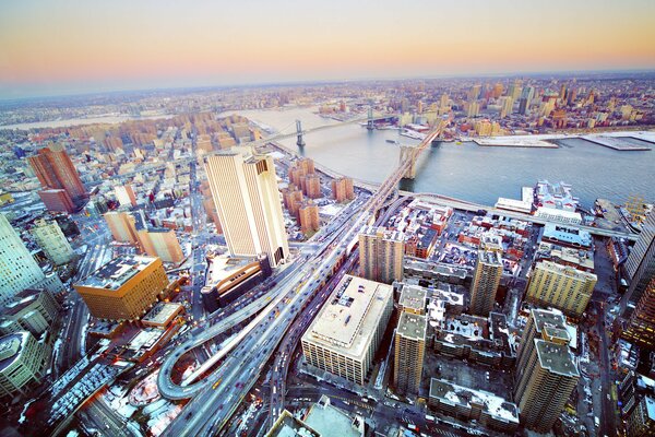 Metrópolis De Nueva York. UU. Ciudad de los sueños