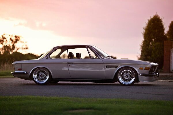 Vintage BMW coupe of the seventies