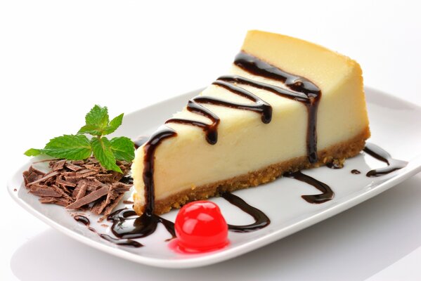 Cheesecake nueva York. Delicioso pastel