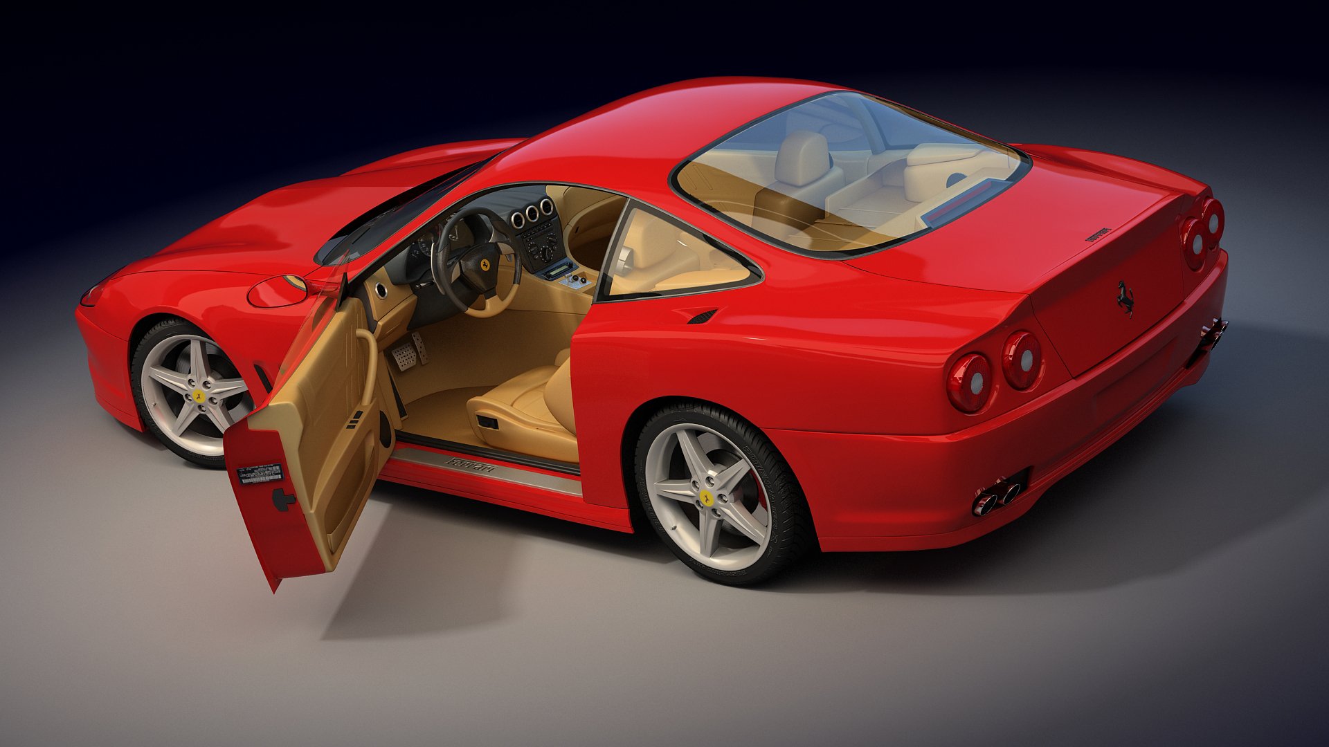 ferrari porta aperta