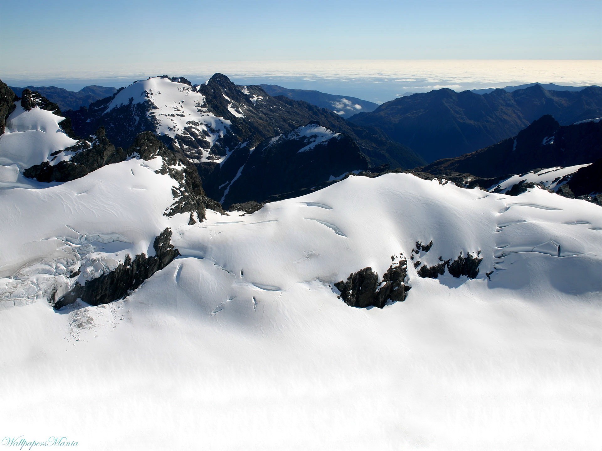 montagnes neige froid