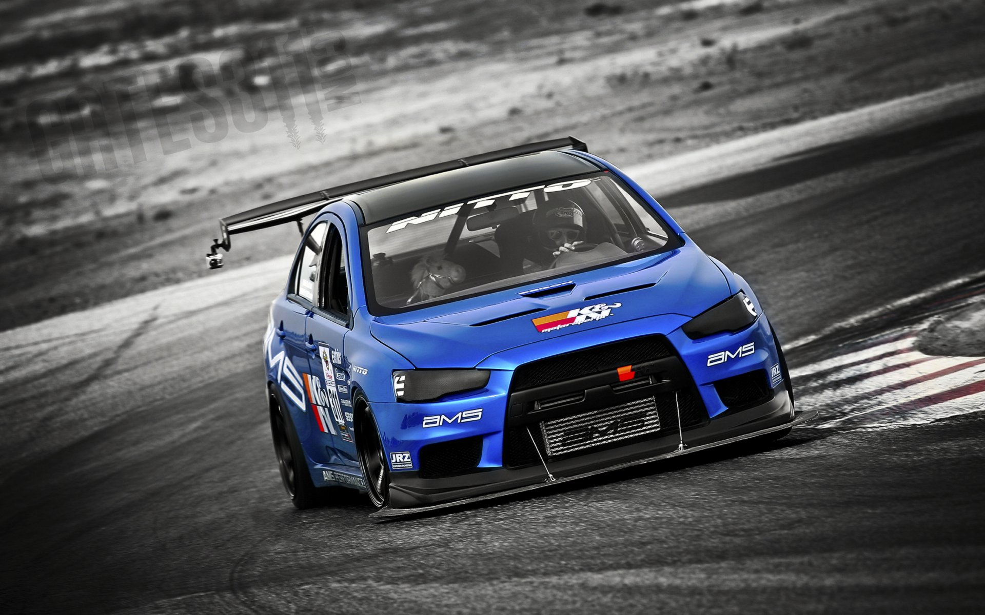 mitsubishi lancer x evo evolution track