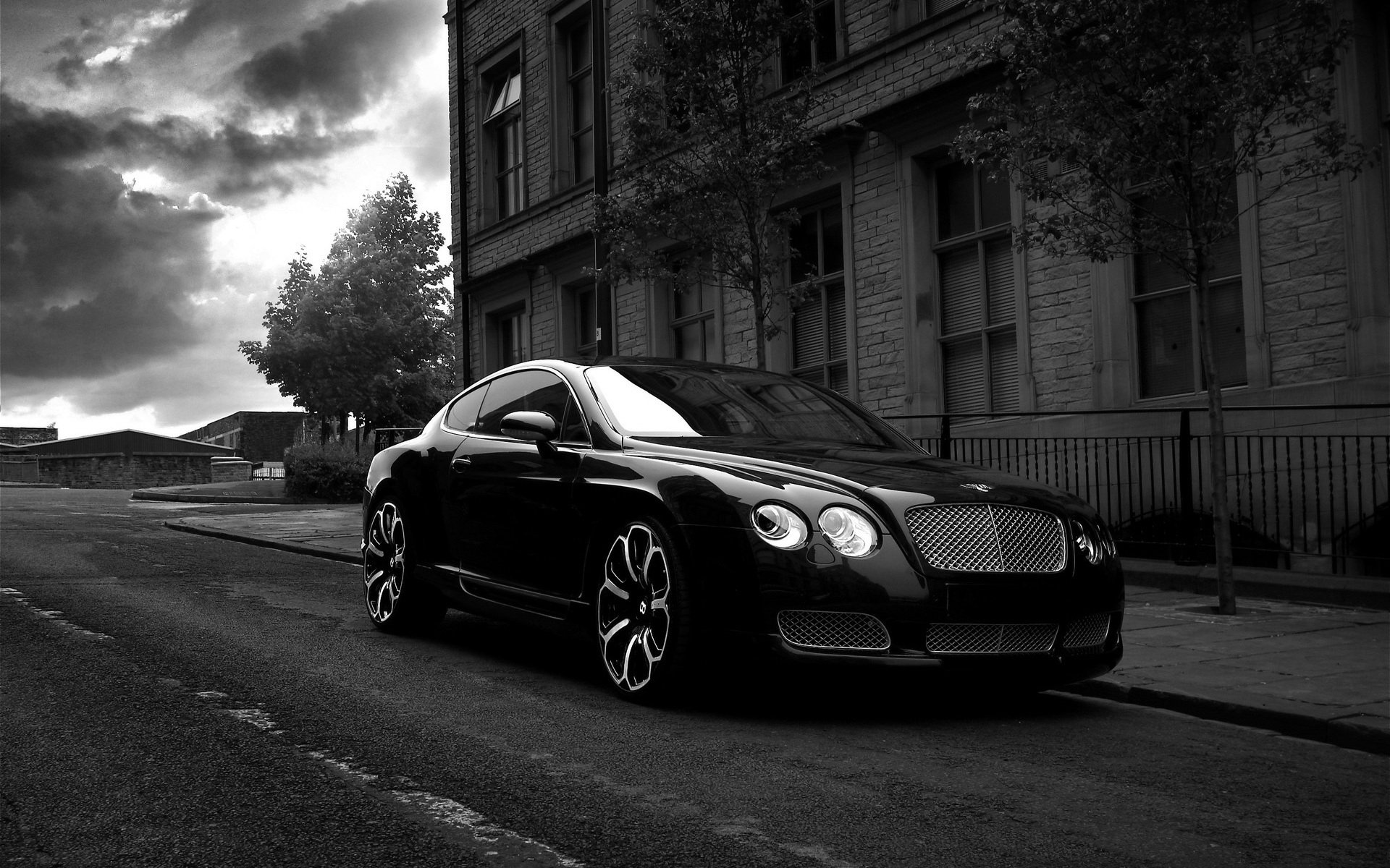 project kahn bentley gts black edition noir gris & blanc