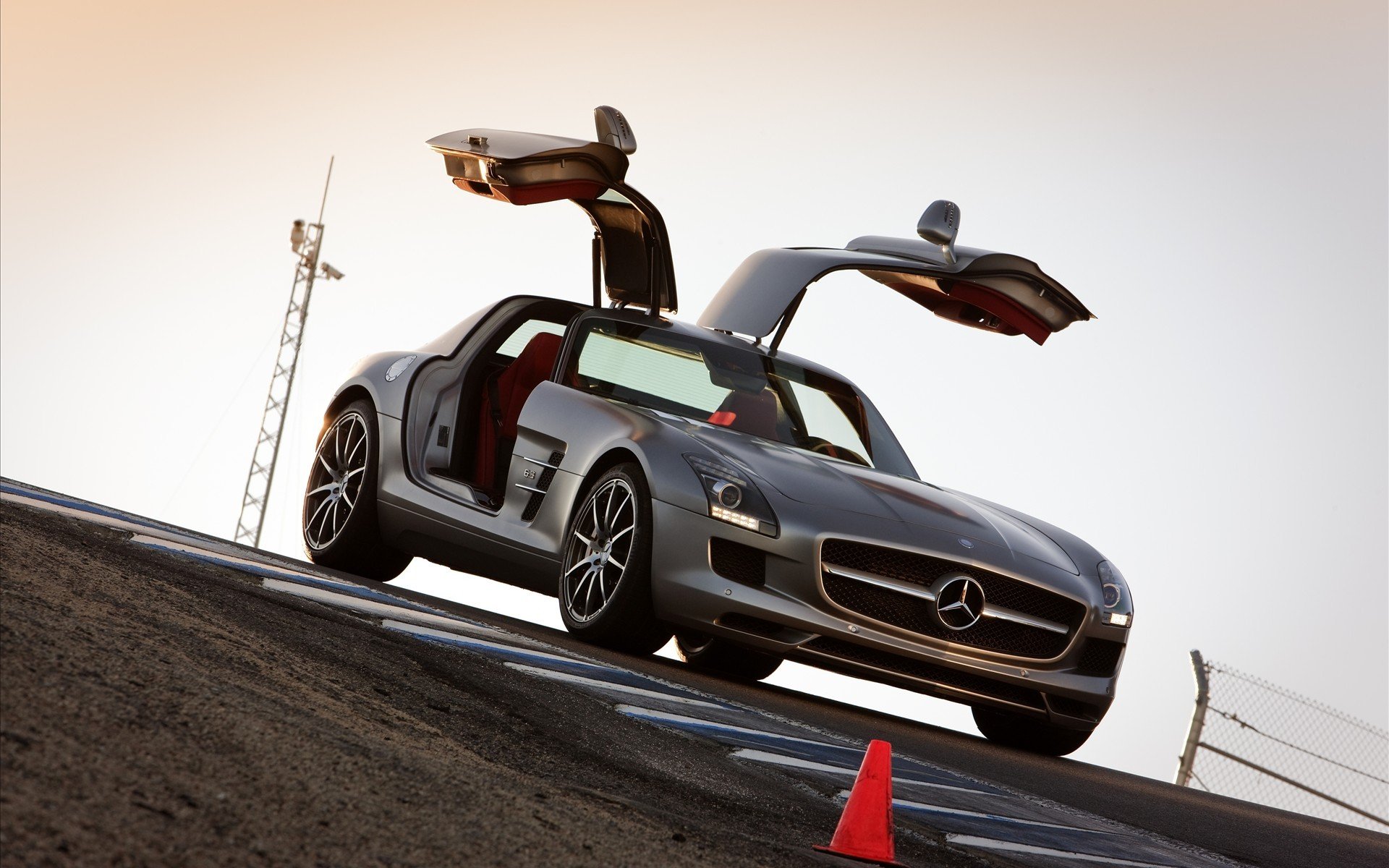 mercedes sls auto auto strada porte mercedes