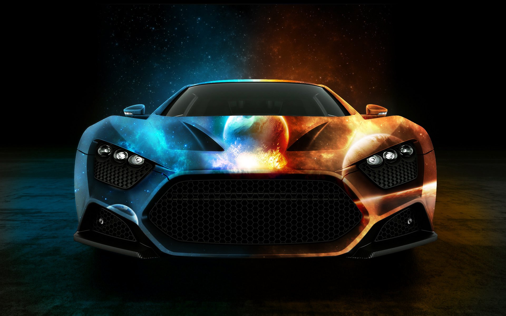 espace zenvo st1 planète