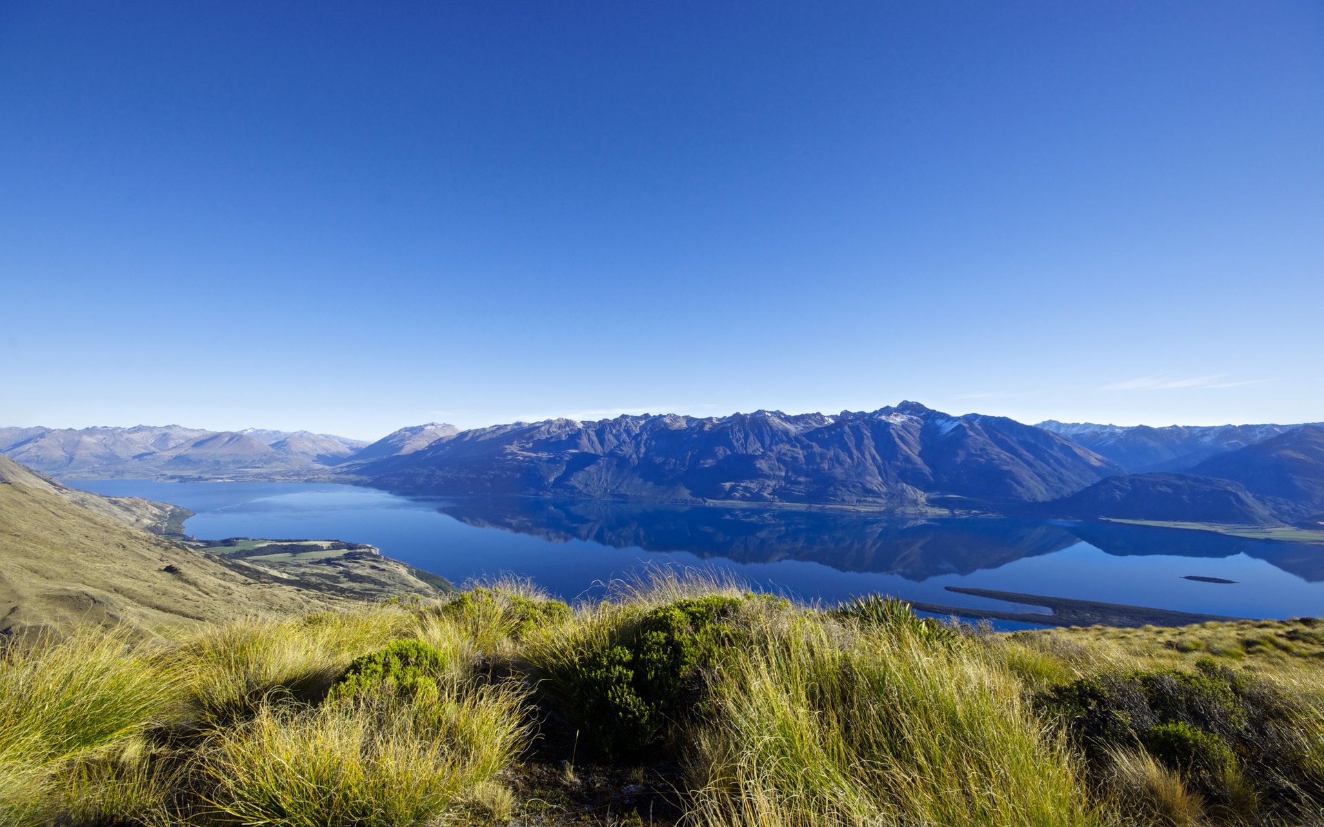 nuova zelanda lake wakatipu montagne nuova zelanda