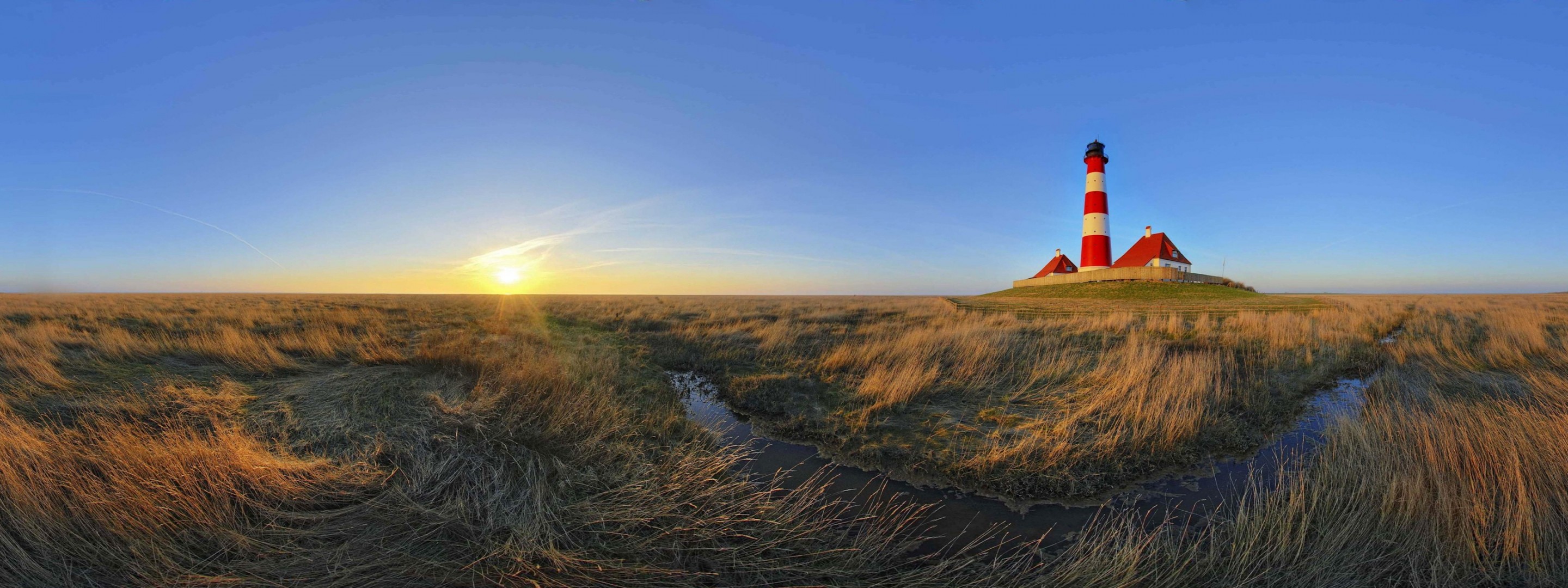 lighthouse creek grass morning