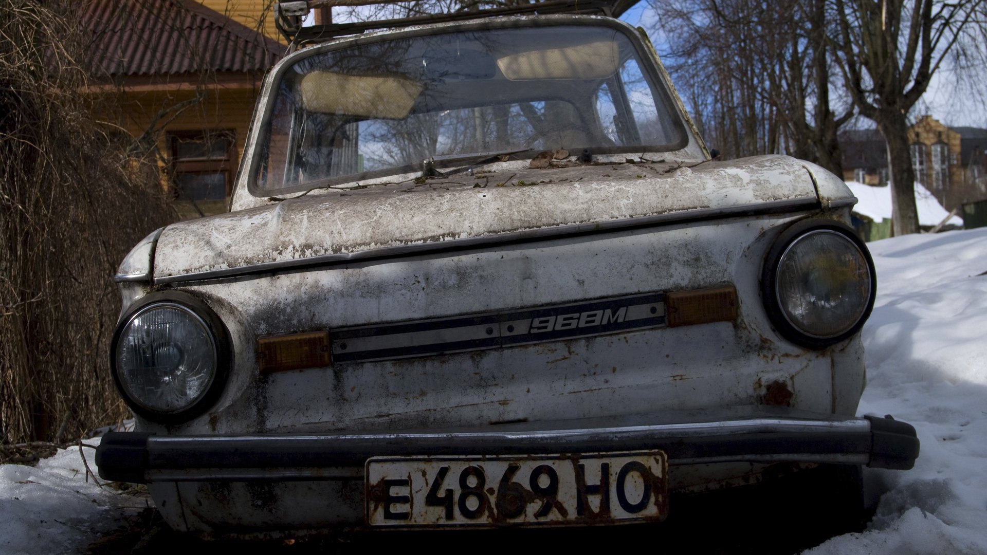 zaz 968m zaporożec śnieg