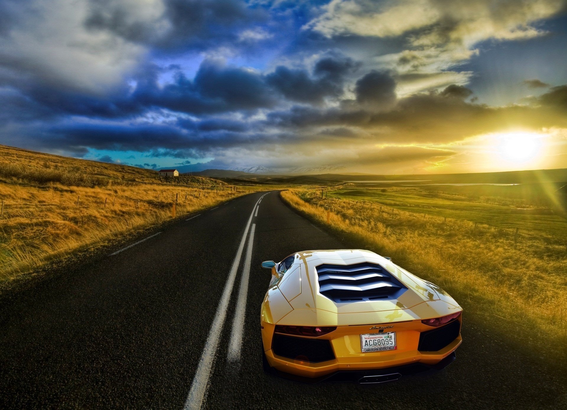 lamborghini aventador yellow lb834 ламборгини lp700-4