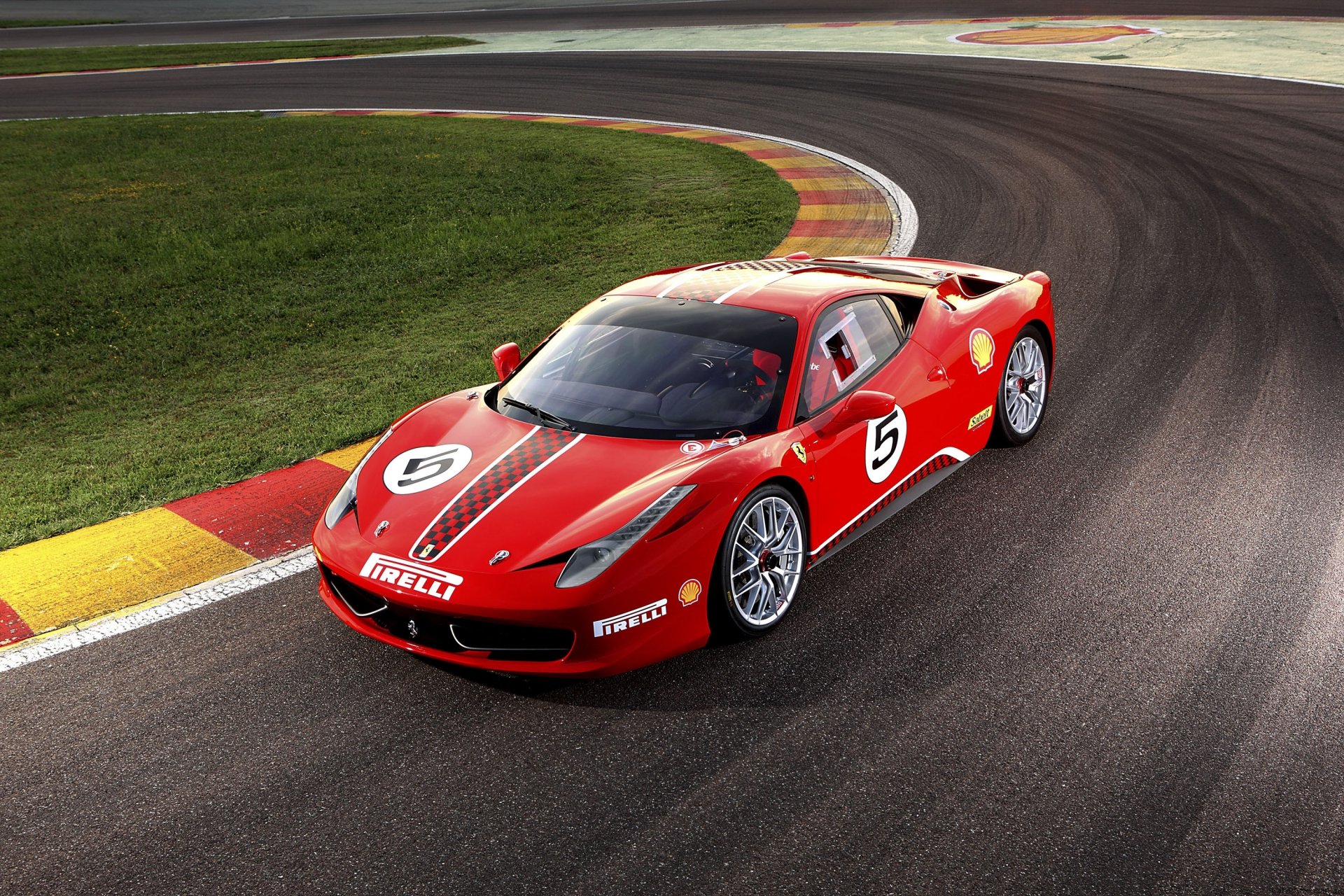 ferrari 458 challenge 2011 ferrari rojo pista