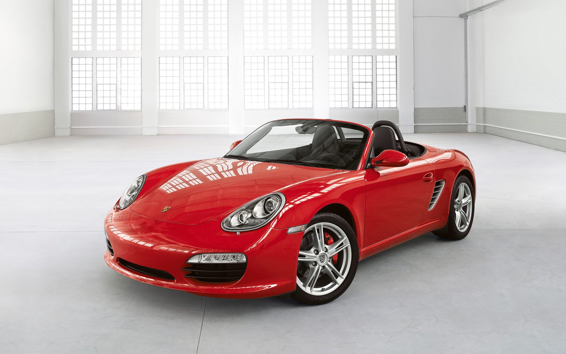 porsche boxster czerwony