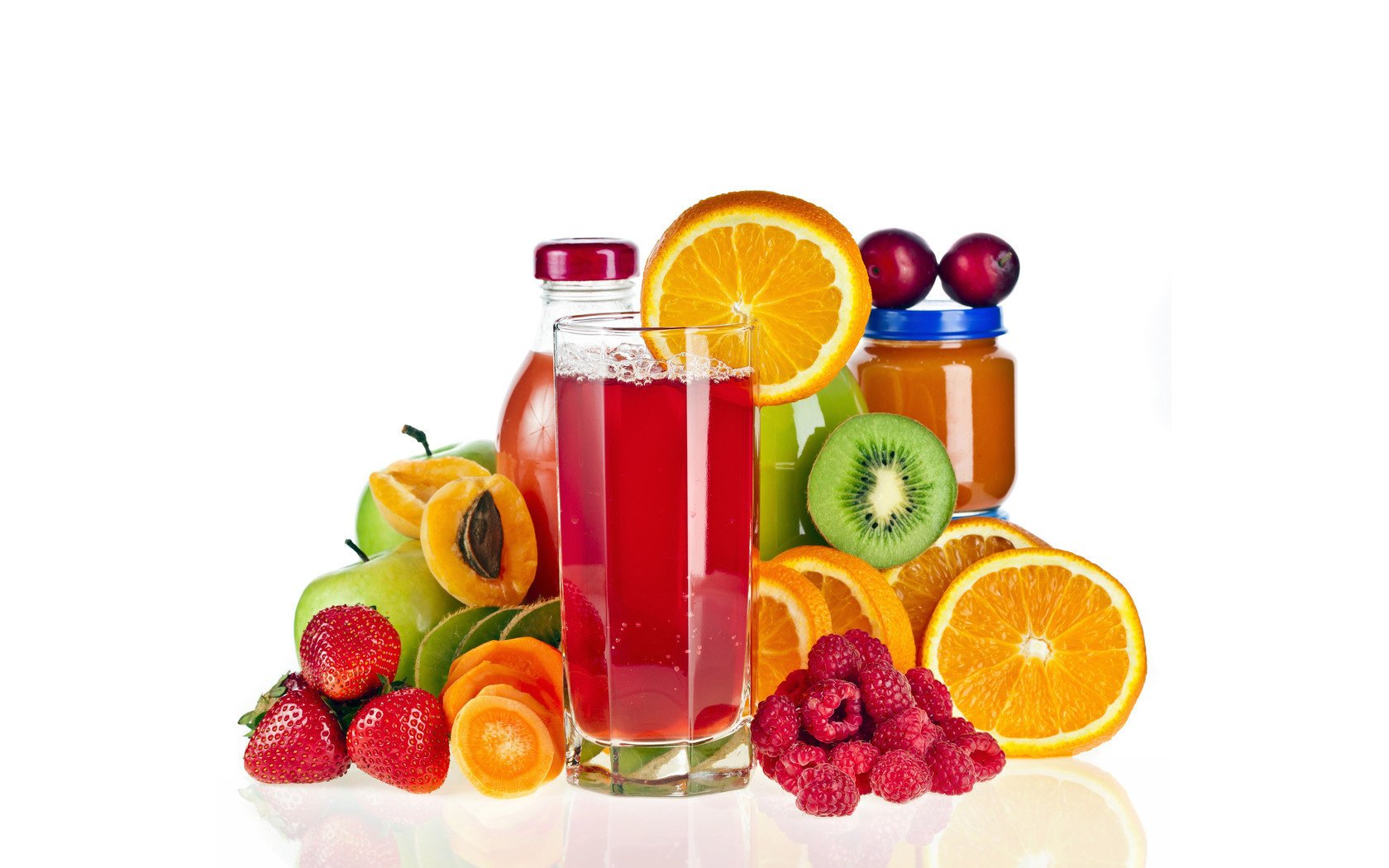 jus naturel bouteilles fruits