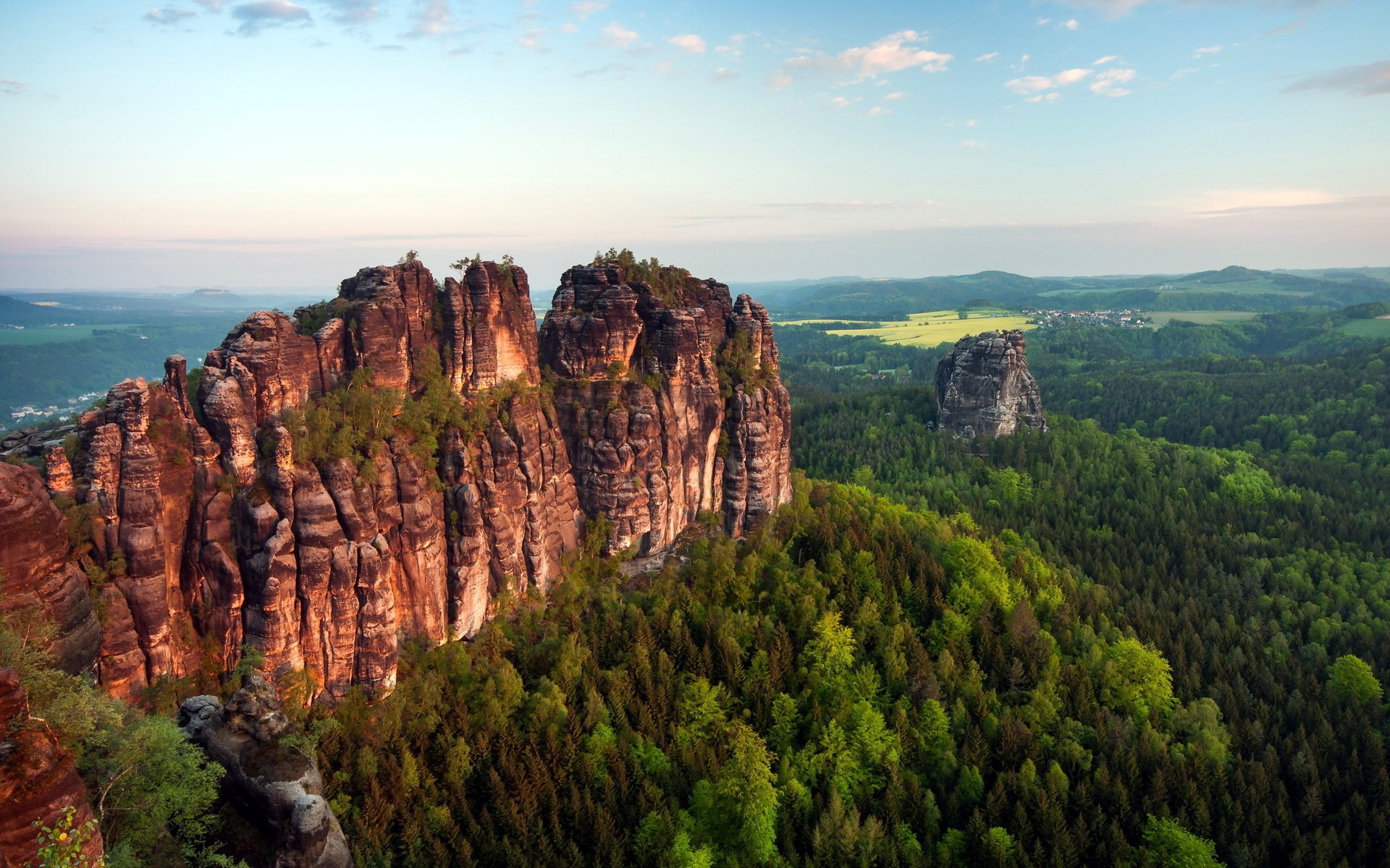 landscape nature mountains the sky