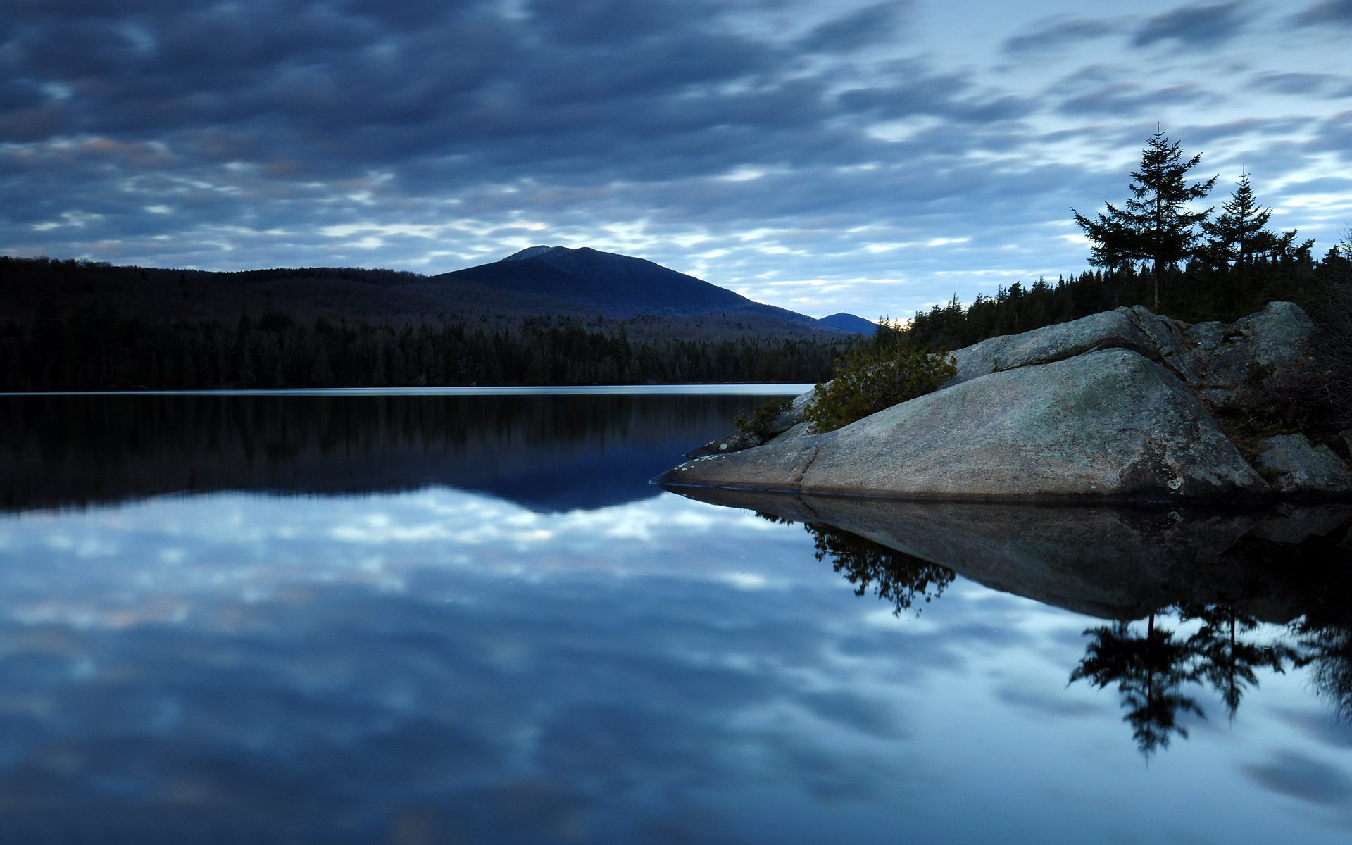 himmel wald wolken see reflexion berge steine