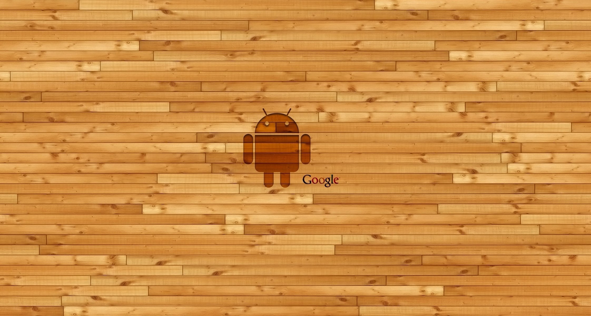 google android android wall logo google wooden