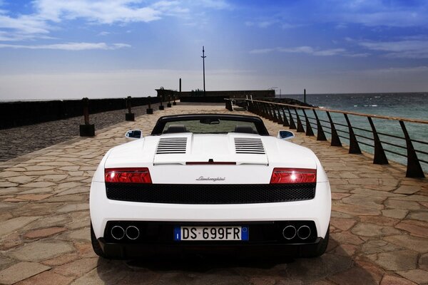 Incredibly interesting view either on the car or the sky