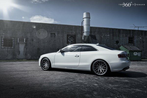 Forged tuning wheels on Audi