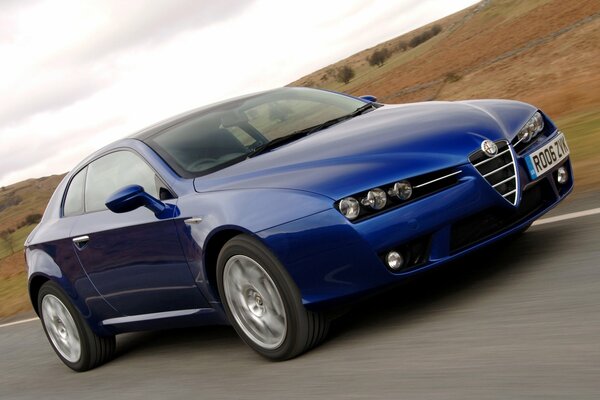 Alfa Romeo en la autopista