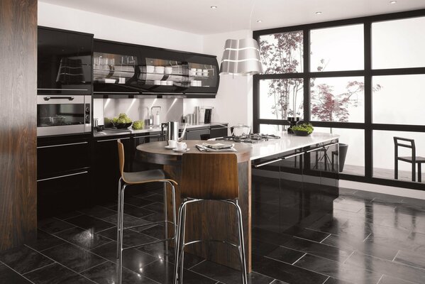 Stylish kitchen interior design