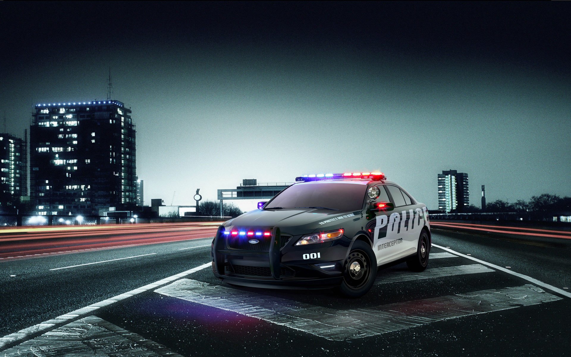 ford interceptor police road